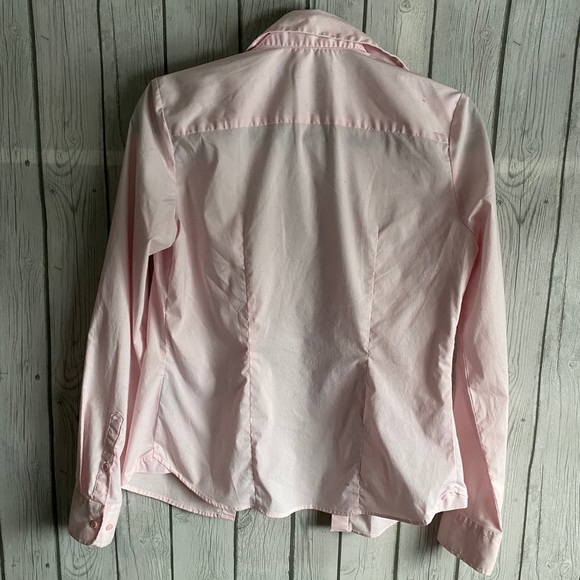 Pink button down blouse - Picture 2 of 2